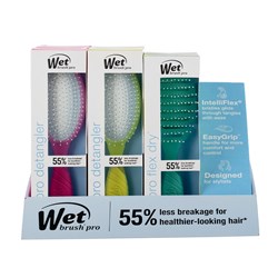 WetBrush Pro Hi Def Neon Display 9pc