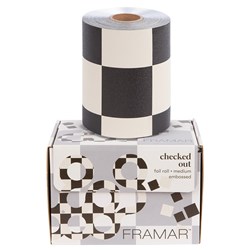Framar Embossed Foil Roll Checked Out