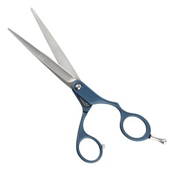 Iceman 6.5" Cool Blue Scissors - Hand Honed Blades
