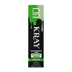 L3VEL3 Kray Semi Permanent Hair Colour Electric Green