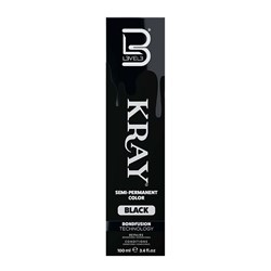 L3VEL3 Kray Semi Permanent Hair Colour Black