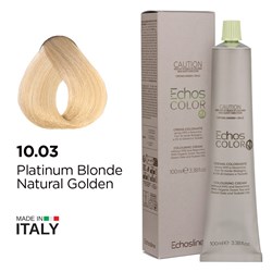 Echos Color Vegan Hair Colour 10.03 Platinum Blonde Natural Golden