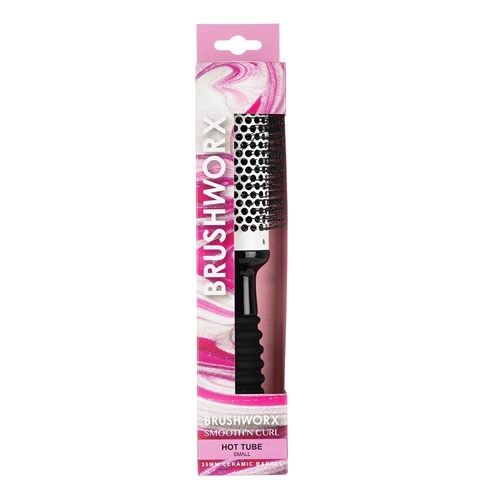 Brushworx Smooth n Curl Hot Tube Brush Small
