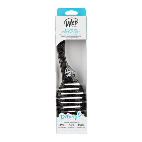 WetBrush Shower Detangler Black Glitter