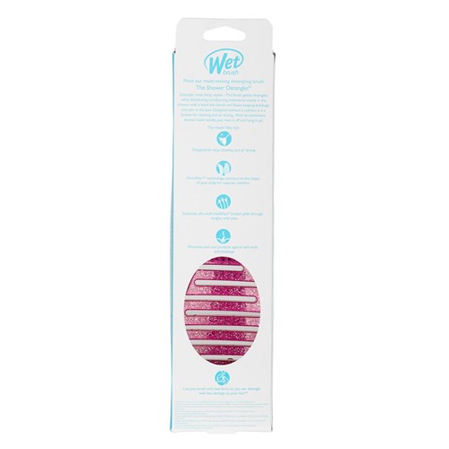 WetBrush Shower Detangler Pink Glitter