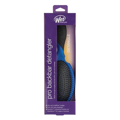 WetBrush Pro Backbar Detangler Royal Blue