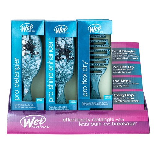 WetBrush Pro Mineral Etchings Display