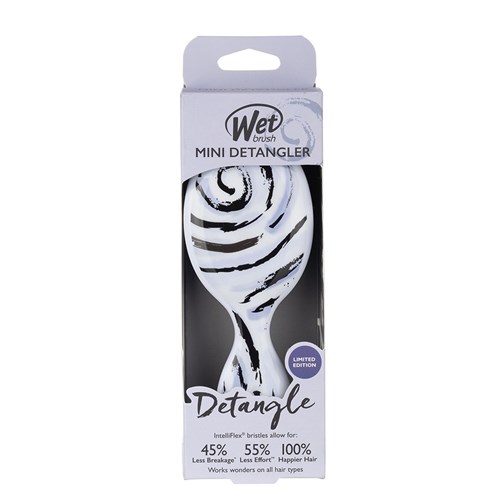WetBrush Watercolour Motif Mini Detangler Purple