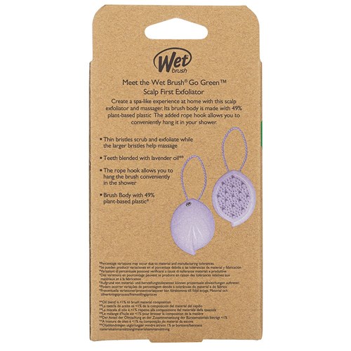 WetBrush Go Green Scalp Exfoliator Purple