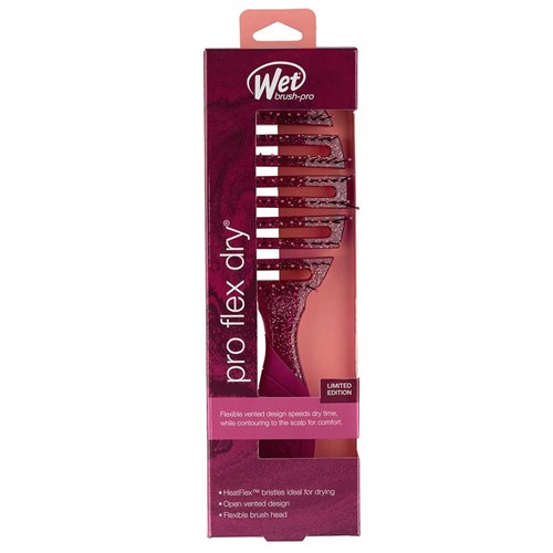 WetBrush Pro Mineral Sparkle Flex Dry Wine