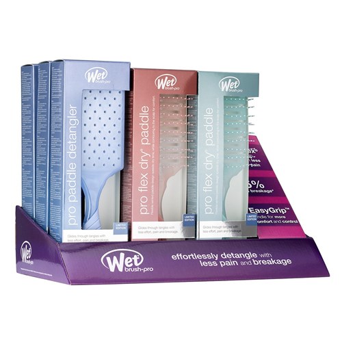 WetBrush Pro Hydro Tie Dye Display 9pc