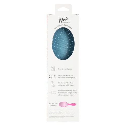 WetBrush Pro Floral Safari Detangler Blue