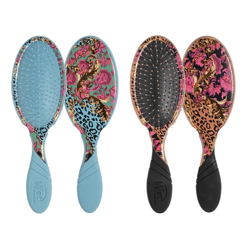 WetBrush Pro Floral Safari Detangler Blue