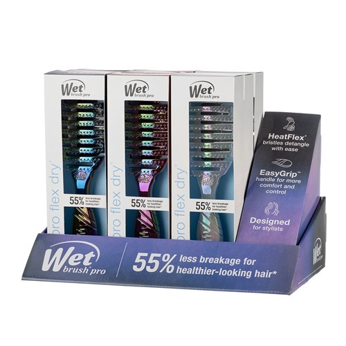 WetBrush Pro Holographic Flex Dry Display