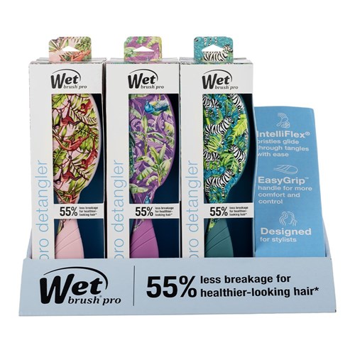 WetBrush Pro Into The Wild Detangler Display 9pc