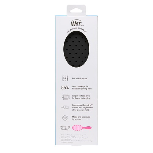 WetBrush Pro Frost Paddle Detangler Black
