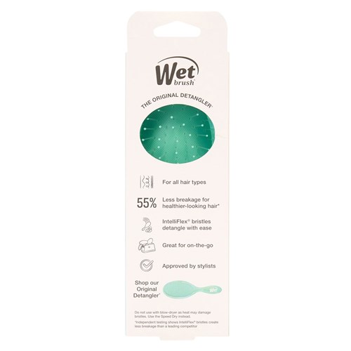 WetBrush Prismatic Glow Mini Detangler Green
