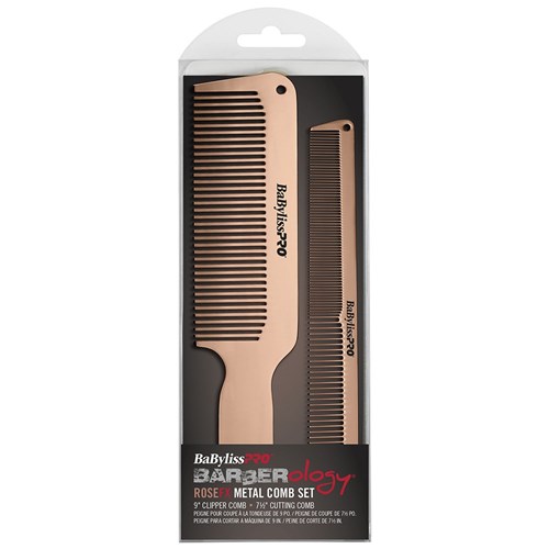 BaBylissPRO RoseFX Metal Comb Set
