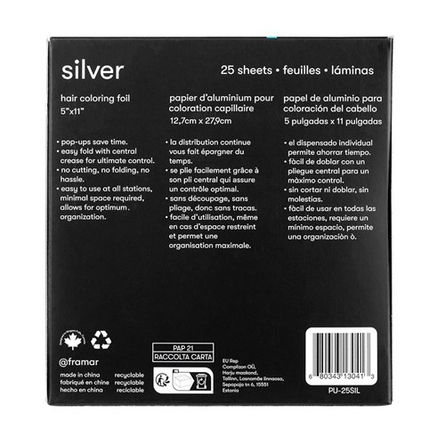 Framar Pop Up Foil Sampler Star Struck Silver