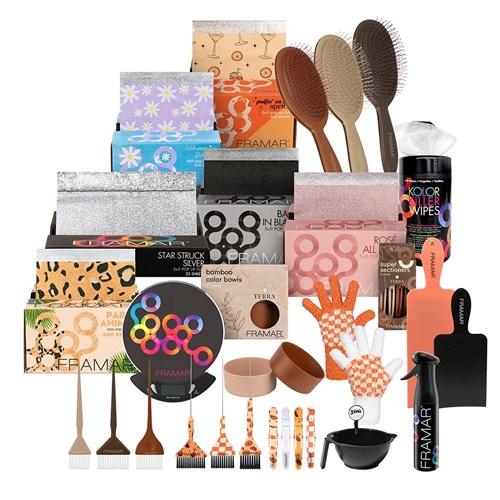 Framar Hair Brush Cleaner Pink