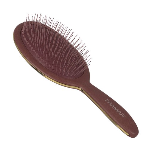 Framar Detangle Hair Brush Dark Academia Maroon