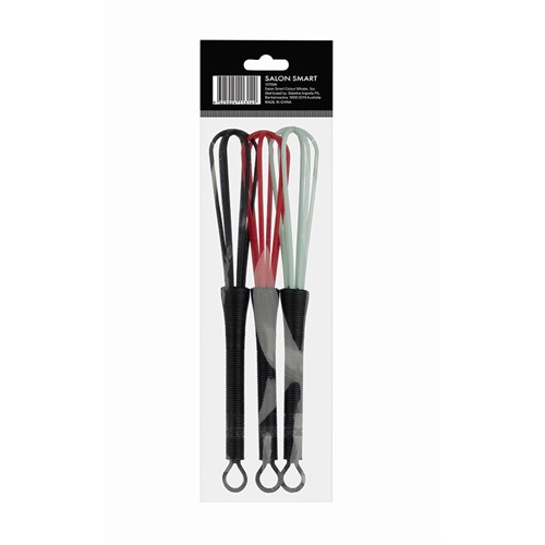 Salon Smart Hair Colour Whisks 3pk