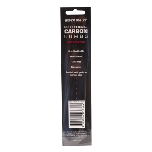 Silver Bullet Carbon Basin Hair Comb