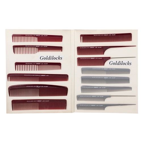 Krest Goldilocks No. 6 Detangling Comb - 18cm