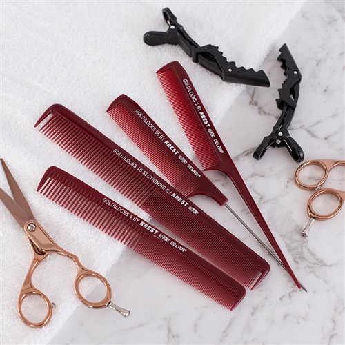 Krest Goldilocks No. 56 Metal Tail Comb 23cm