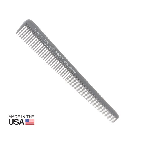 Krest Silver Edition G50 Tapered Barber Hair Comb
