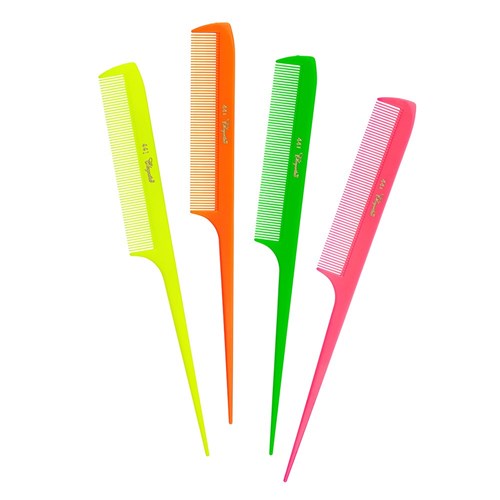Krest Cleopatra 441 Hot Colours Plastic Tail Comb - Pale Pink