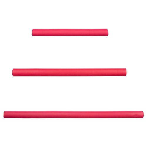 Hair FX Short Flexible Rollers Red 12pk