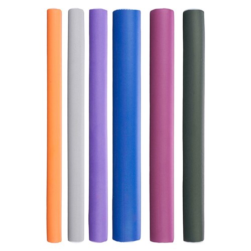 Hair FX Long Flexible Rollers Grey 12pk