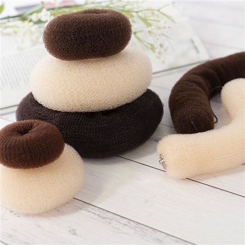 Dress Me Up Hair Donut Brown Small Regular