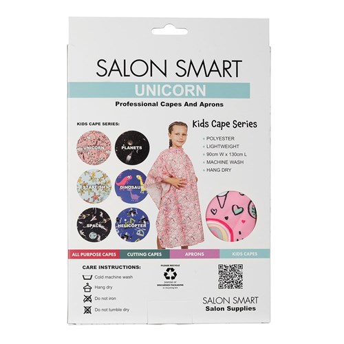 Salon Smart Kids Cutting Cape Unicorn