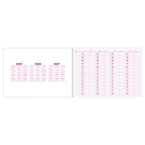 Dateline Professional 9 Column Appointment Book