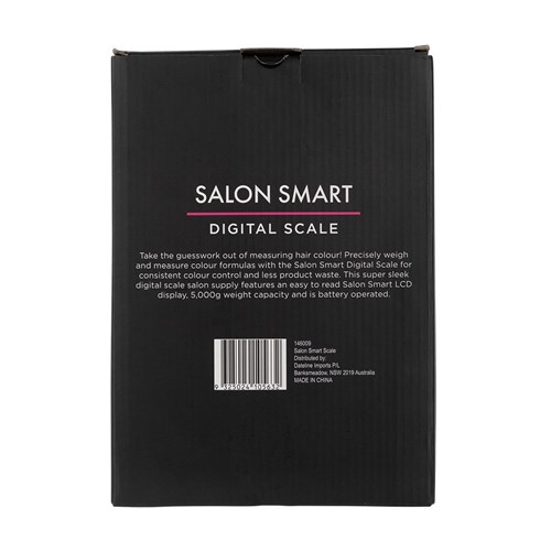 Salon Smart Digital Scale Black