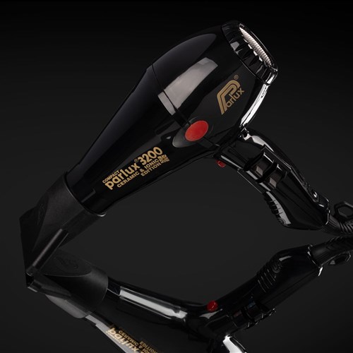 Parlux 3200 Ionic Ceramic Compact Hair Dryer Black
