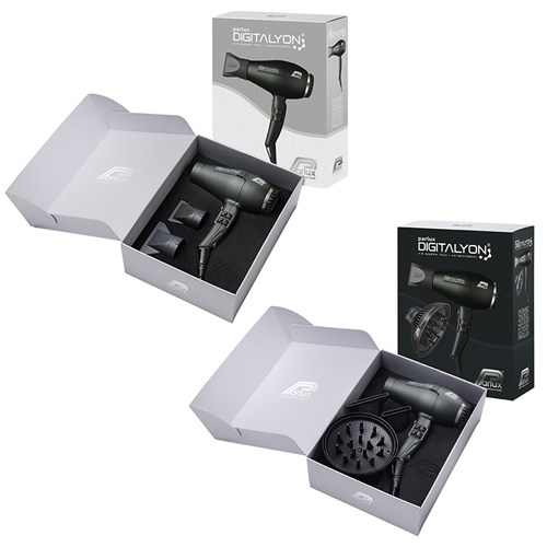 Parlux DigitAlyon Hair Dryer And Diffuser Anthracite