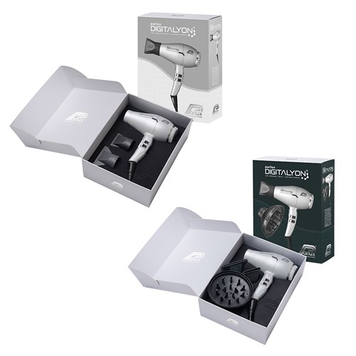 Parlux DigitAlyon Hair Dryer And Diffuser Silver