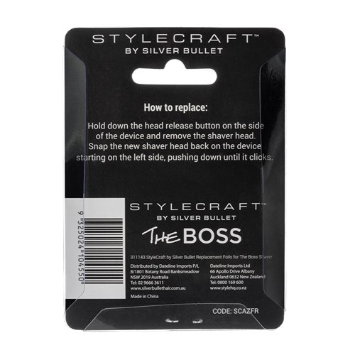 StyleCraft by Silver Bullet The Boss Shaver Replacement Foil Head