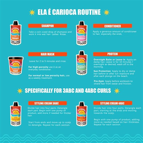 Lola Ela E Carioca Curl Styling Cream 3ABC