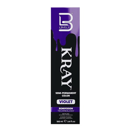 L3VEL3 Kray Semi Permanent Hair Colour Violet