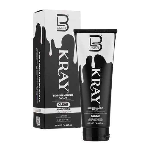 L3VEL3 Kray Semi Permanent Hair Colour Clear