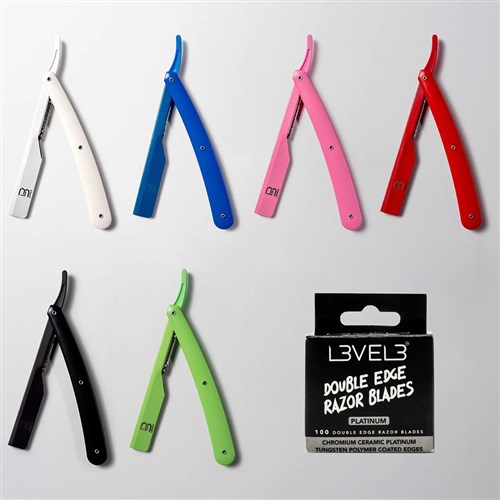 L3VL3 Milly Blade Razor Holder Red