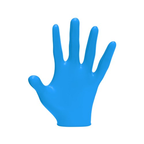L3VEL3 Nitrile Gloves Blue Small 100pk