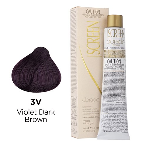 Screen Dorado Colour 3V Violet Dark Brown