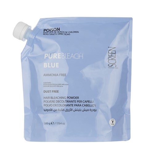 Screen Pure Ammonia Free Hair Bleach Blue