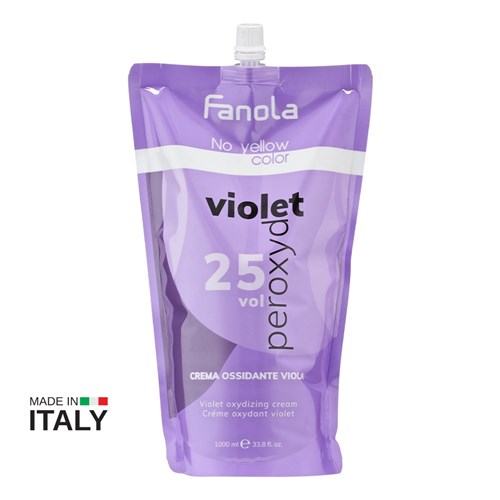 Fanola No Yellow Violet Hair Peroxide 25 Volume 1L
