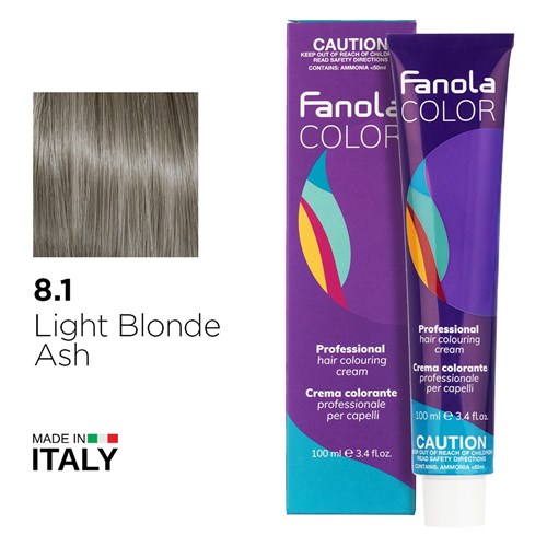 Fanola Color Hair Colour 8.1 Light Blonde Ash